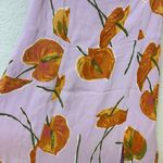 Reformation  Juliette Floral Midi Dress Lilac Women's Size 4 NWT Photo 4