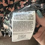 Vans  Black and Pink Floral Blouse Photo 5