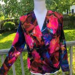 Amanda Uprichard  Silk Crossover Blouse Small Photo 1