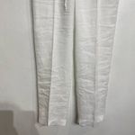 Michael Stars  White Linen Drawstring Pants Sz M Photo 3