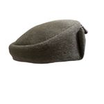 Vintage Cecile Lorraine Grey Fur Made in Italy Pillbox Hat Structured Bow Custom Gray Photo 2