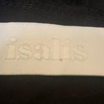 Isalis black small floral print sleeveless mini shift dress size M Photo 7