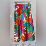 Rachel Zoe  Multicolor Floral Sarong Midi Skirt Small Photo 1