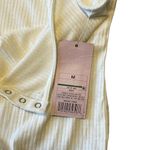 Wild Fable Ivory Ribbed Sleeveless Bodysuit Photo 6