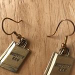 Shopping Bag Earrings Handmade Vintage Girlfriend Photo 3