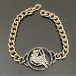 Vintage Gemini Zodiac Horoscope 8.5” Unisex ID Bracelet 29g. Gray Photo 4