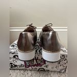 Brash NIB   Lace-Up Platform Oxfords Pewter Size 9.5 Photo 4