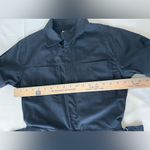 Beach Riot Racertrack Jumpsuit women’s size Small Navy Blue Zip up Short Sleeve Photo 11