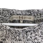 Halston Heritage T-shirt Knit Sweater Short Sleeve Blouse XS Women Grey Cotton Photo 2