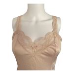 34 Vintage OLGA Blush pink lace Dress silky Slip Size small​ Photo 1