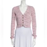 Intermix  Multicolor Ribbed Knit Sweater Button Up 100% Cotton - L Photo 9