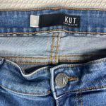Kut From The Kloth  Connie Ankle Skinny Jeans Blue Distressed Size 16 Medium Wash Photo 3