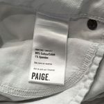 Paige  Women's White Denim Shorts size 31” Photo 5