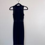 Betsy and Adam Betsy Adam Black Mesh Illusion Mesh Cut Out Maxi Dress Womens 0 Formal Black Tie Photo 7