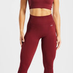 AYBL Balance V2 Seamless Leggings Rumba Red Size Small Photo 0