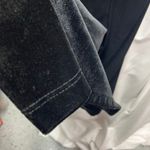 Lands' End  Womens 18 V-Neck Long Sleeve Black Velvet Shift‎ Dress Classic Photo 6