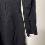 MM.LaFleur  The Ellis Dress Textured Ponte Black Size 6 Photo 6