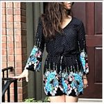 Davi & Dani  Floral & Polka Dot Romper (Small) Photo 2