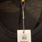 Calvin Klein maxi dress black gold toned tassel belt small soft Photo 3