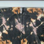 Free People Midnight Combo Modern Femme Novelty Skirt- Black Tie Dye- Size 4 Photo 5