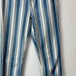 American Eagle Conductor Stripe Mom Jeans Size 00R Photo 0