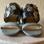 Coach : Blue Mae (G3689) Mule  Sandals- Tea Rose Appliqué- 9 Photo 13