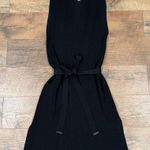 Calvin Klein  Black Belted Sleeveless Cardigan Belted Duster Photo 1