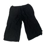 Caroline Rose black linen pull on pants size 1X Photo 0