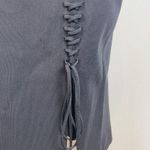 En Saison Calix Mini Knit Skirt in Black Photo 6