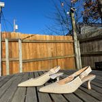 A New Day Nwt Women's Milan Slingback Heels -  size 8 pearl wedding guest spring Photo 4