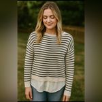 Ralph Lauren  LRL Pullover Long Sleeve Striped Sweater Photo 1