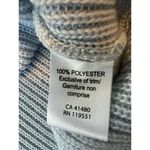 Gentle Fawn Light Blue Hailey Balloon Sleeve Pointelle Sweater XL Photo 3