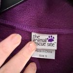PURPLE‎ The Animal Rescue Paw Print Fleece Vest Size Small Purple Photo 2