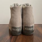 Sorel  Out N About Wedge Sneaker Gray Suede Photo 2