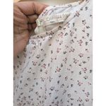 Christy Dawn  Peyton Maxi Dress Women's Ivory Red Linen Floral Size Small Photo 4