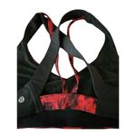 Lululemon Women's Medium Floral Sports Bra Strappy Crossback Activewear Size 8 Photo 3