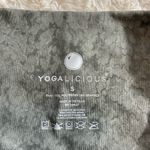 Yogalicious NEW Water Droplet Sage Green High Rise Ankle Cropped Legging Small S Photo 5