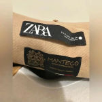 ZARA $250 Manteco Italian Trench Wool Jacket Coat Faux Fur Fall Beige Mob Wife Photo 9