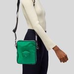 Versace NWOT Medusa Green Nylon Crossbody Bag Photo 1