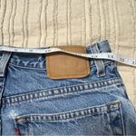 Vintage 90s Levi’s Mom Medium Wash Denim Cutoff Shorts Blue Size 27 Photo 3