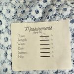 J.Crew Daisy Eyelet Bell Sleeve Blouse Jewel Neck Back Zip Up 10 Baby Blue Photo 8