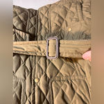 J.Crew Women's Utility Jacket Quilted Khaki Green M Photo 3