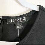 J.Crew Nadia Dress in Ponte Black Seamed Darted Size Small NWT Photo 6