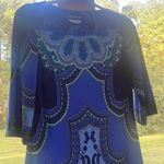 Donna Morgan  paisley print dress long sleeve size 8 Photo 3