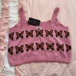 Levi's COPY - Levi’s pink butterfly top Photo 2