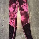 Lululemon High-Rise Leggings Pink Tie-Dye Mesh Yoga Running Gym Women's Size 4 Photo 0