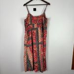 Old Navy  Maxi Dress XXL Pink Floral Patchwork Sundress Pockets Boho Hippie Photo 6