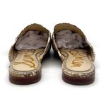 Sam Edelman  Evelan Chain Loafer Mule Wheat Multi Leather Snakeskin Print Size 9 Photo 7