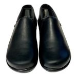 Klogs Naples Women’s Clogs Size 8.5 Black Leather Slip Resistant Closed Back Photo 7