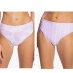 Roxy Sea & Waves Revo Purple Reversible Bikini Bottoms Size Small Photo 1